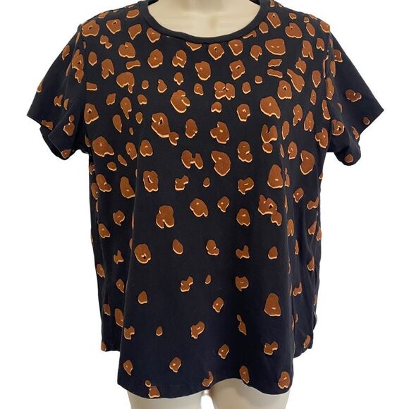 SCOTCH & SODA MAISON SCOTCH Leopard Print Velvet Top - Picture 2 of 10